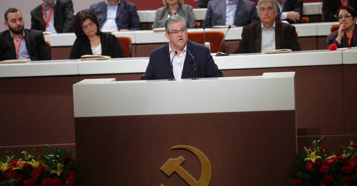 Η ΚΕ του ΚΚΕ εξέλεξε εκ νέου γενικό γραμματέα τον Δημήτρη Κουτσούμπα