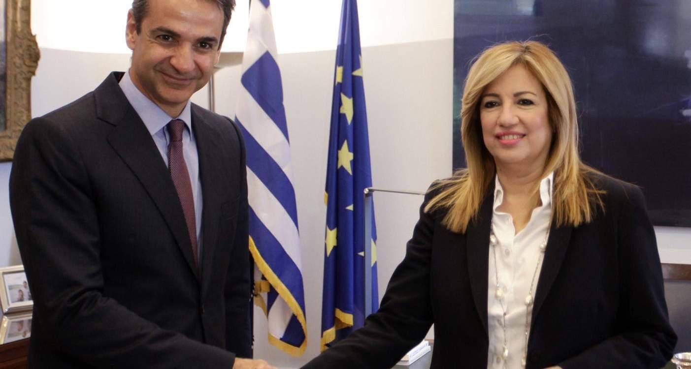 Μητσοτάκης και Γεννηματά συμφώνησαν πως η κυβέρνηση ΣΥΡΙΖΑ-ΑΝΕΛ πρέπει να φύγει