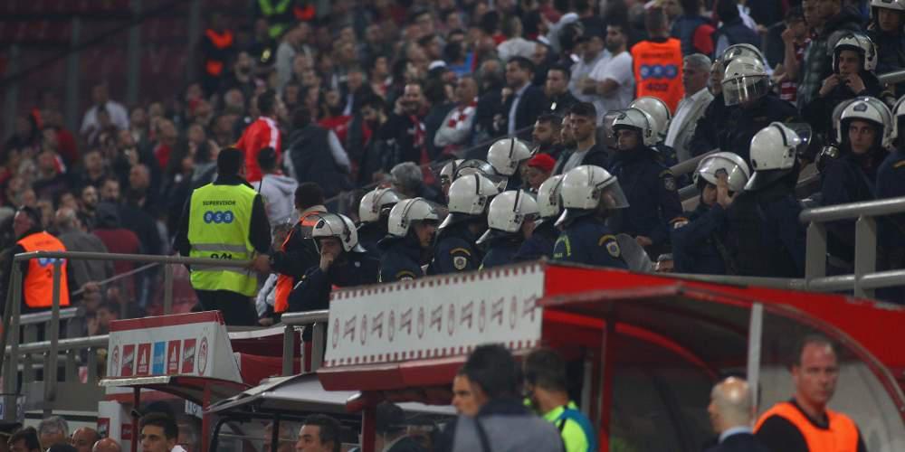 Μειώθηκε η ποινή του Ολυμπιακού για τα επεισόδια με την ΑΕΚ