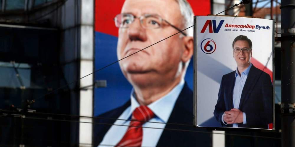 Σαρωτική νίκη του Αλεξάνταρ Βούτσιτς στις προεδρικές εκλογές της Σερβίας