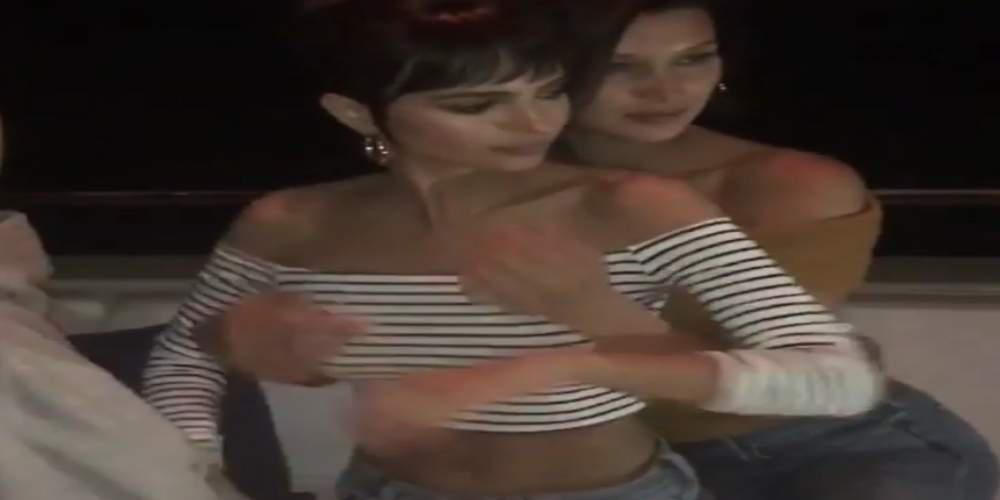 Η Bella Hadid «χουφτώνει» το στήθος της Emily Ratajkowski [βίντεο]