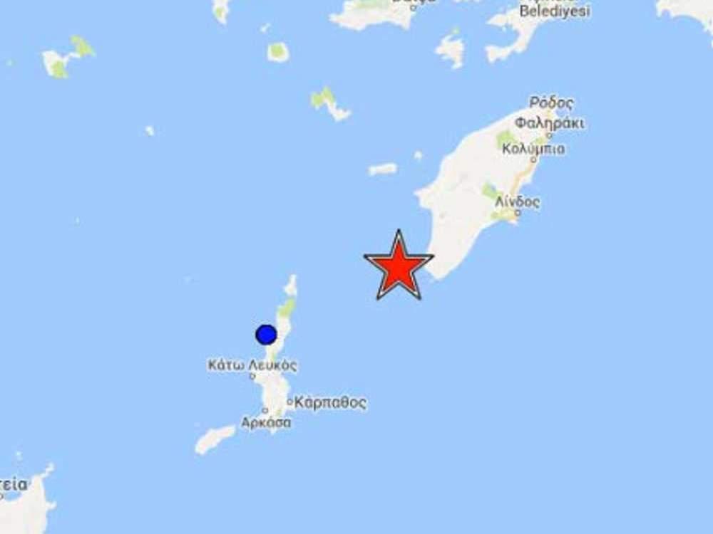 Ισχυρός σεισμός ταρακούνησε την Ρόδο