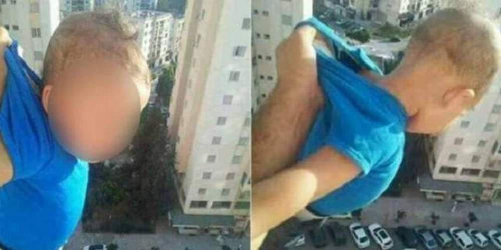 Σοκ: Πατέρας κρέμασε το γιο του στο παράθυρο ζητώντας 1.000 likes για να μην τον πετάξει