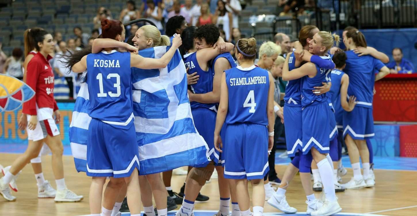 Eurobasket γυναικών: Στην 4η θέση η Εθνική Ελλάδας