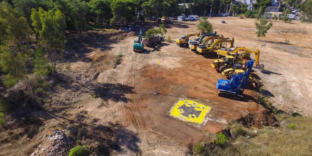 Εντυπωσιακές οι από αέρος πρώτες εικόνες της ανέγερσης του νέου γηπέδου της ΑΕΚ