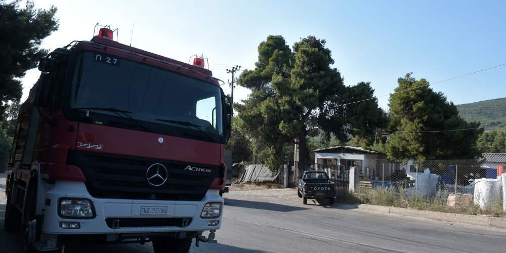Φωτιά στα Οινόφυτα: Απεβίωσε ο ένας από τους δύο τραυματίες