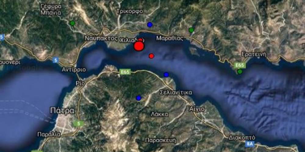 Σεισμός 4,1 Ρίχτερ κοντά στην Πάτρα