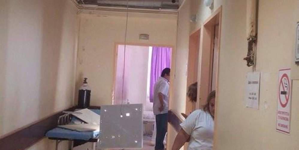 Κατέρρευσε τμήμα της οροφής του δημόσιου νοσοκομείου στην Χίο [εικόνες]