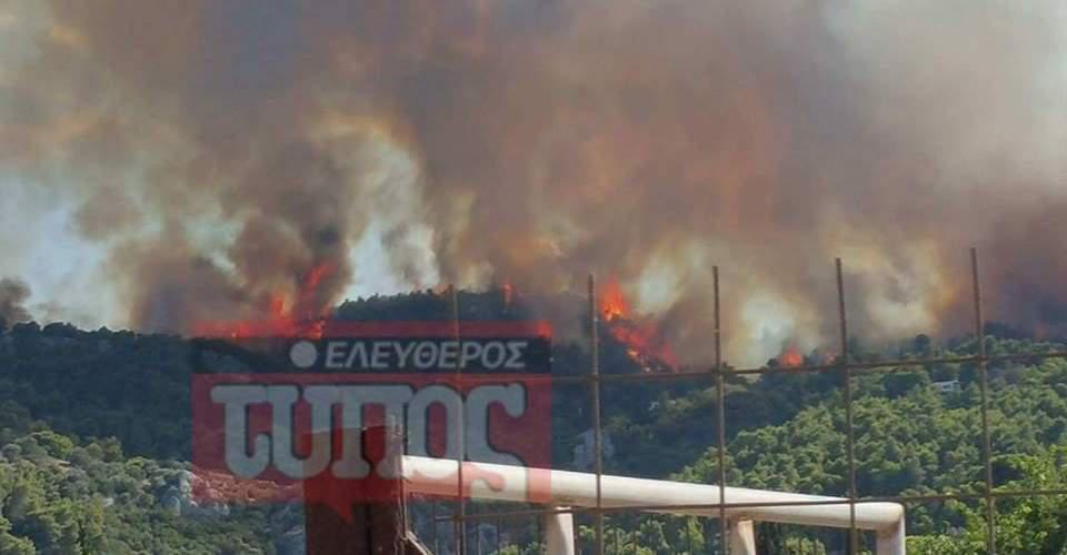 Στο νοσοκομείο στρατηγός της Πυροσβεστικής που επιχειρούσε στην φωτιά του Καλάμου