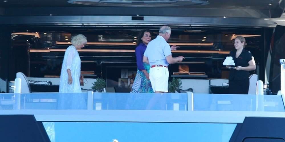 Η Γιάννα και ο Θόδωρος Αγγελόπουλος συναντήθηκαν με τον πρίγκιπα Κάρολο στην Κέρκυρα