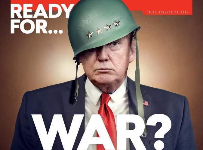 Απίστευτο εξώφυλλο του Newsweek δείχνει τον Τραμπ έτοιμο να πάρει τα όπλα!