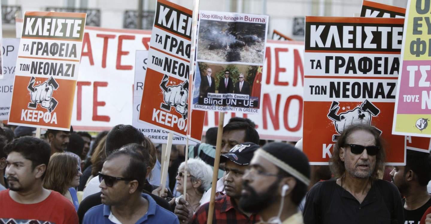 Συλλαλητήριο στο Σύνταγμα στη μνήμη του Παύλου Φύσσα [εικόνες]
