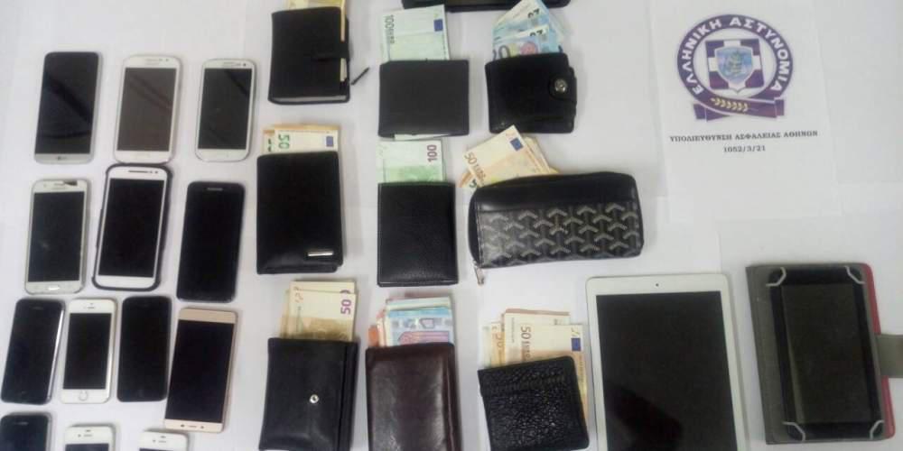Σπείρα πορτοφολάδων με κέρδη εκατοντάδων χιλιάδων ευρώ – 31 συλλήψεις [εικόνες]