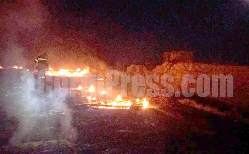 Φωτιά στο παλιό φρούριο της Κέρκυρας [εικόνες & βίντεο]