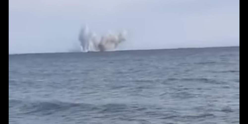Βίντεο-σοκ: Eurofighter συντρίβεται στην θάλασσα σε αεροπορική επίδειξη