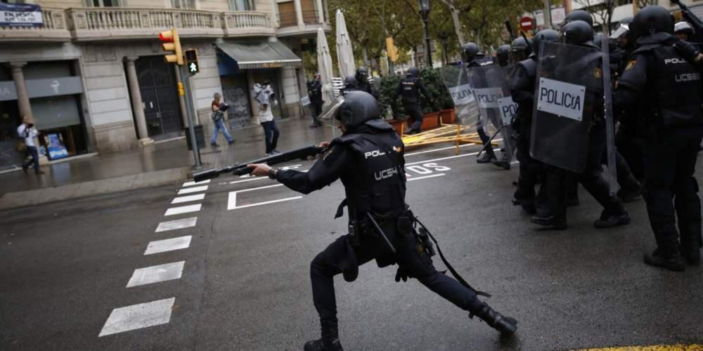 Βίντεο ντοκουμέντο! Οι πυροβολισμοί της ισπανικής αστυνομίας!