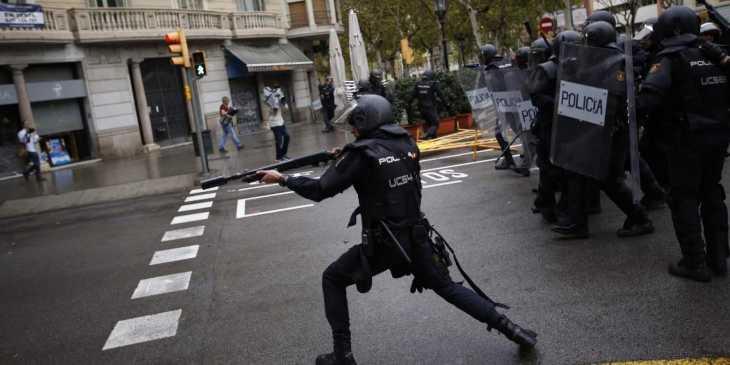 Βίντεο ντοκουμέντο! Οι πυροβολισμοί της ισπανικής αστυνομίας!