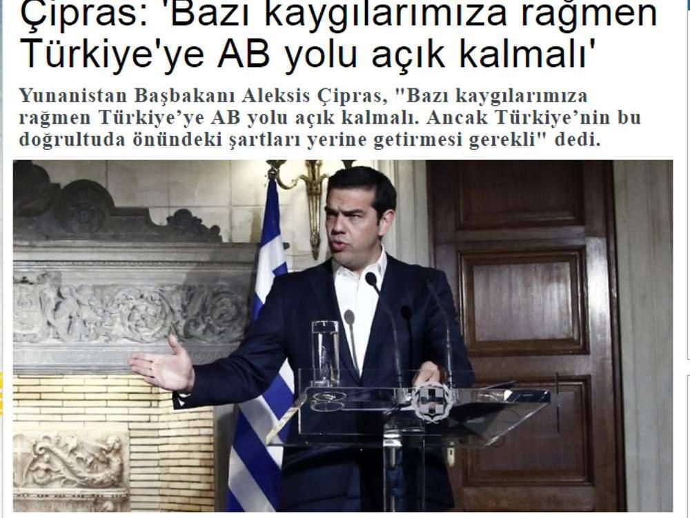 Τα τουρκικά ΜΜΕ για την επίσκεψη Τσίπρα στον Λευκό Οίκο [εικόνες]