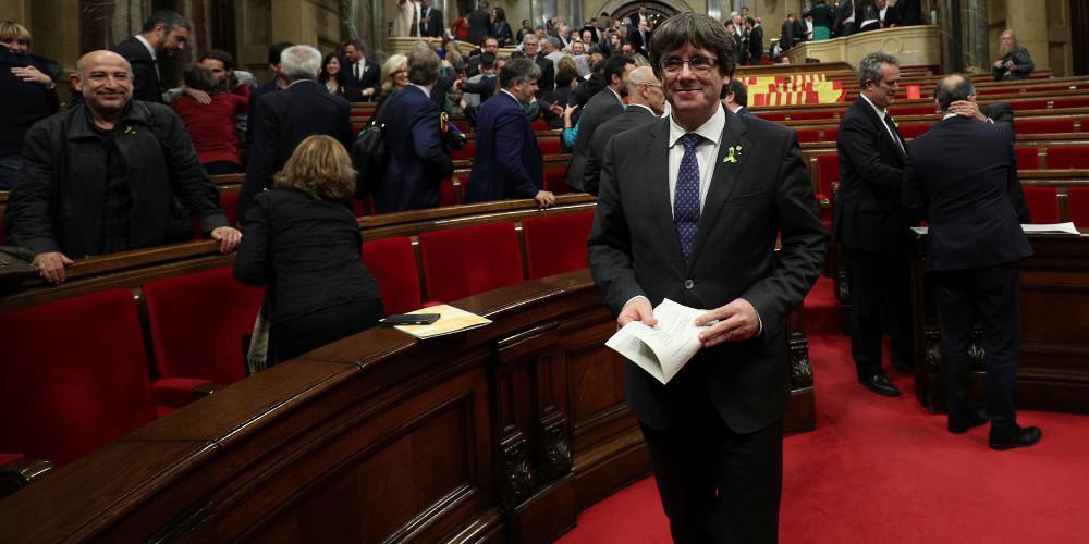 Ο Κάρλες Πουτζντεμόν έχει δικαίωμα να θέσει υποψηφιότητα στις ευρωεκλογές