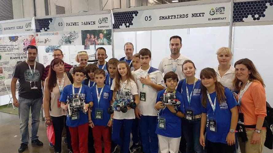 Ολυμπιάδα Εκπαιδευτικής Ρομποτικής: Χάλκινο μετάλλιο και σημαντικές διακρίσεις για τις Ελληνικές ομά