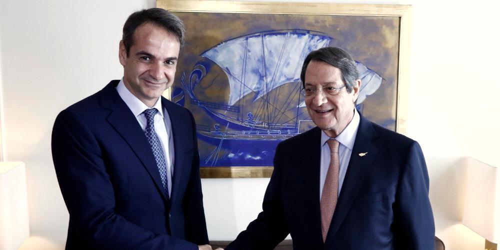 Επικοινωνία Μητσοτάκη–Αναστασιάδη για την τουρκική πειρατεία στην κυπριακή ΑΟΖ