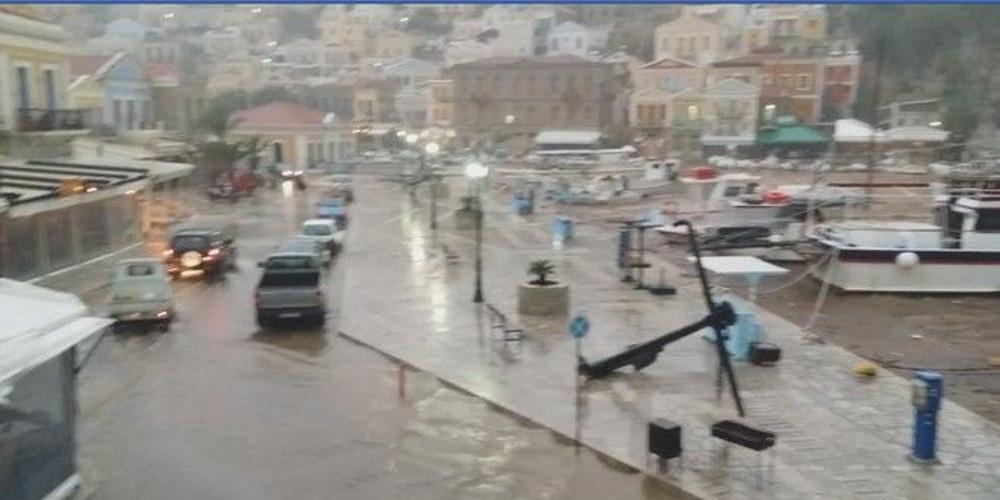 Βιβλική καταστροφή στην Σύμη [βίντεο]