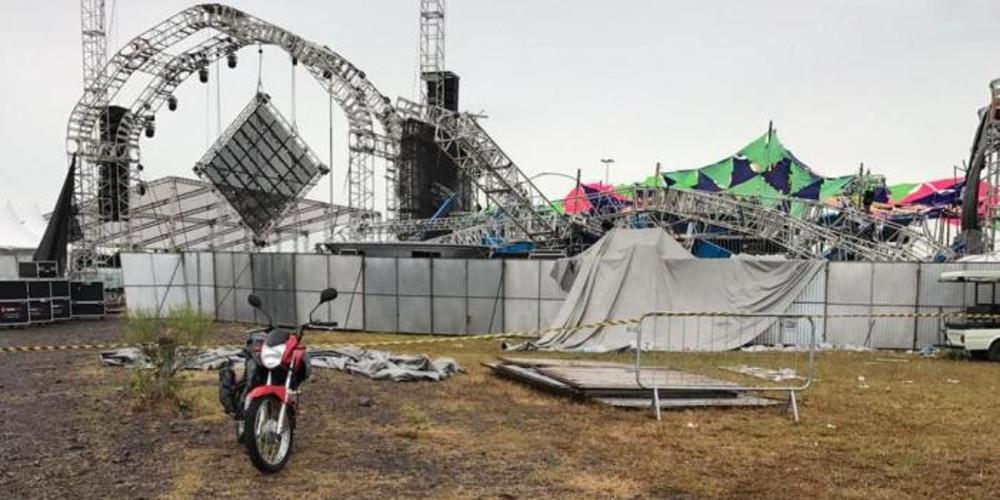 Βίντεο - σοκ: Κατέρρευσε σκηνή σε συναυλία στη Βραζιλία σκοτώνοντας τον Dj