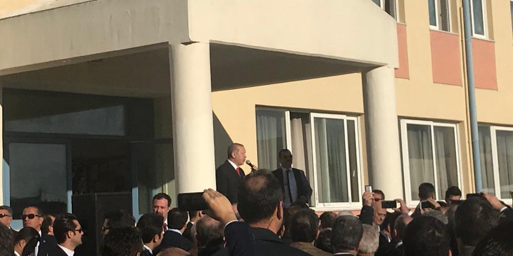 Για «ομοεθνείς» μίλησε ο Ερντογάν σε μειονοτικό σχολείο της Κομοτηνής