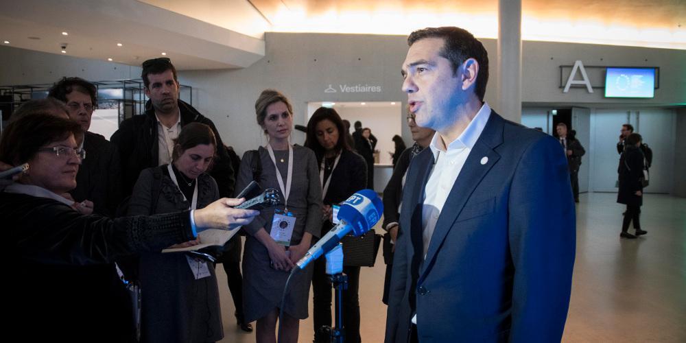 Τσίπρας: Στηρίζουμε έμπρακτα τις προσπάθειες για την αντιμετώπιση της κλιματικής αλλαγής