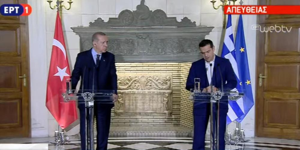 Live η συνέντευξη Τύπου Τσίπρα-Ερντογάν στο Μέγαρο Μαξίμου
