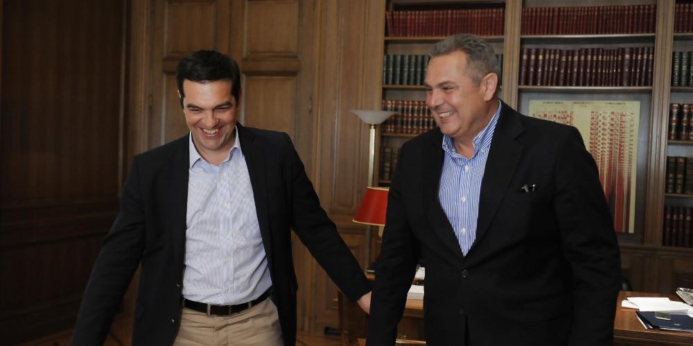 «Έκλεισε» για Δευτέρα το ραντεβού Τσίπρα-Καμμένου