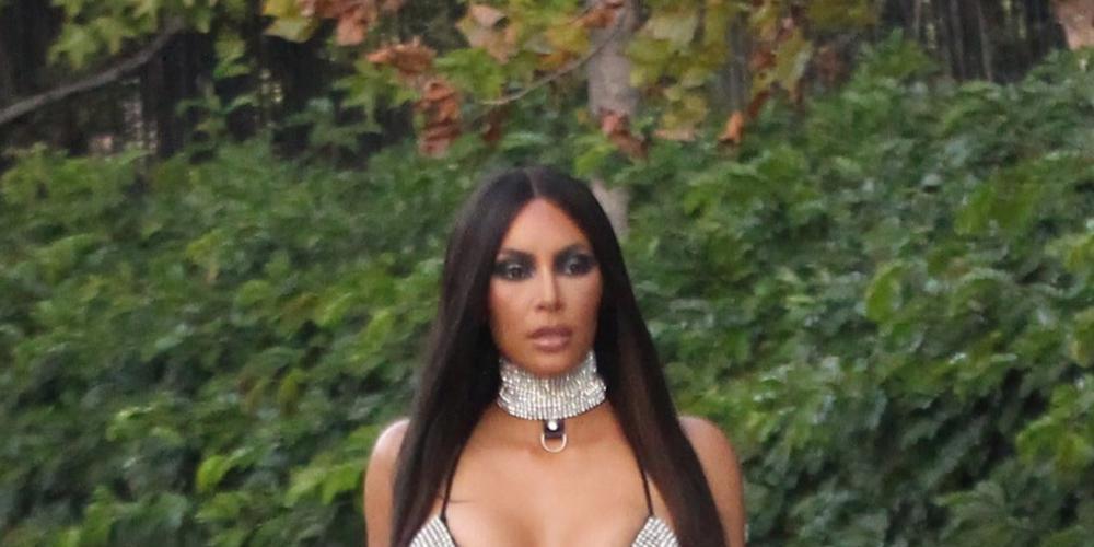 Μόνο η Κιμ Καρντάσιαν μπορεί να φορέσει ένα ημιδιάφανο πανί με τον ... εαυτό της και να γίνει θέμα