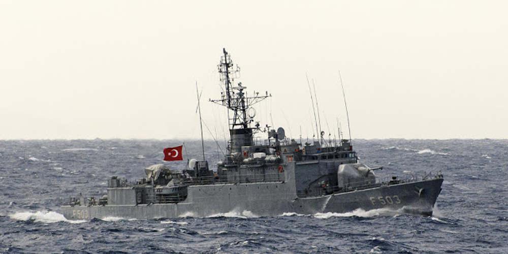 Φωτιά σε τουρκική κορβέτα – 11 Τούρκοι τραυματίες