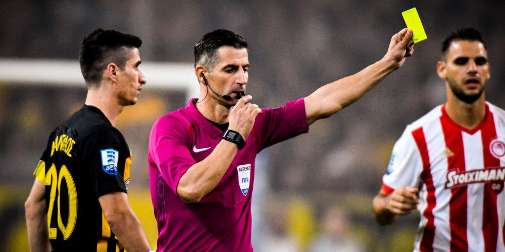 Ο Σιδηρόπουλος θα διευθύνει το Ολυμπιακός-ΑΕΚ για το κύπελλο