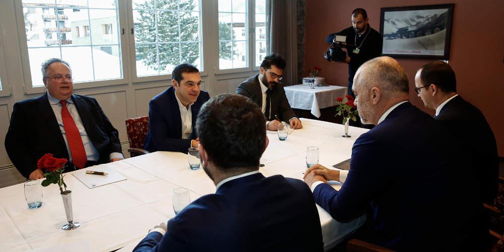 Τι είπε στο Νταβός ο Τσίπρας με τους Ράμα, Ντβόρκοβιτς και Πλένκοβιτς