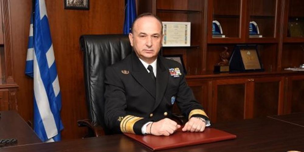 Παραμένει στη θέση του αρχηγού του Λιμενικού ο αντιναύαρχος Σταμάτιος Ράπτης