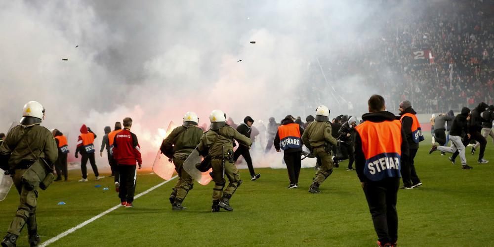 Ευθύνες στην ΕΛ.ΑΣ. για τα επεισόδια καταλογίζει η ΠΑΕ Ολυμπιακός