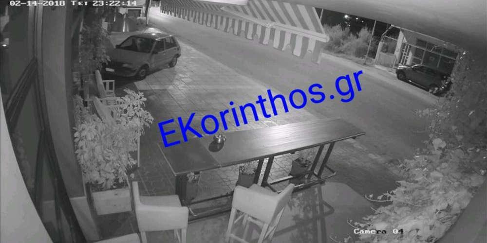 Βίντεο-ντοκουμέντο: Ληστές έσπασαν με αυτοκίνητο την πόρτα ζαχαροπλαστείου και πήραν την ταμειακή μηχανή στα Λουτρά Ωραίας Ελένης