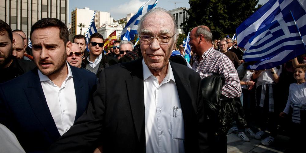 Ο Λεβέντης στο συλλαλητήριο για το Σκοπιανό