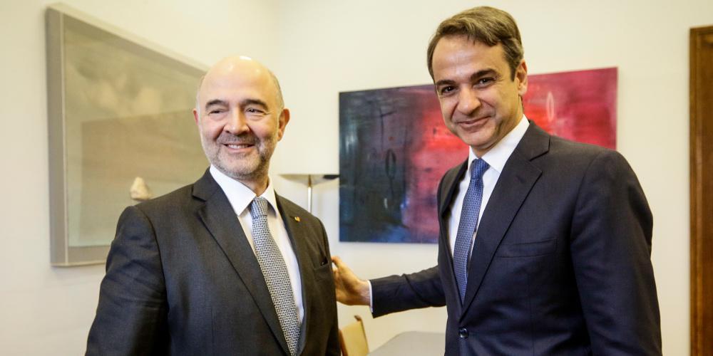 Μητσοτάκης σε Μοσκοβισί: Yπερφορολογούν τους πολίτες και διογκώνουν το δημόσιο