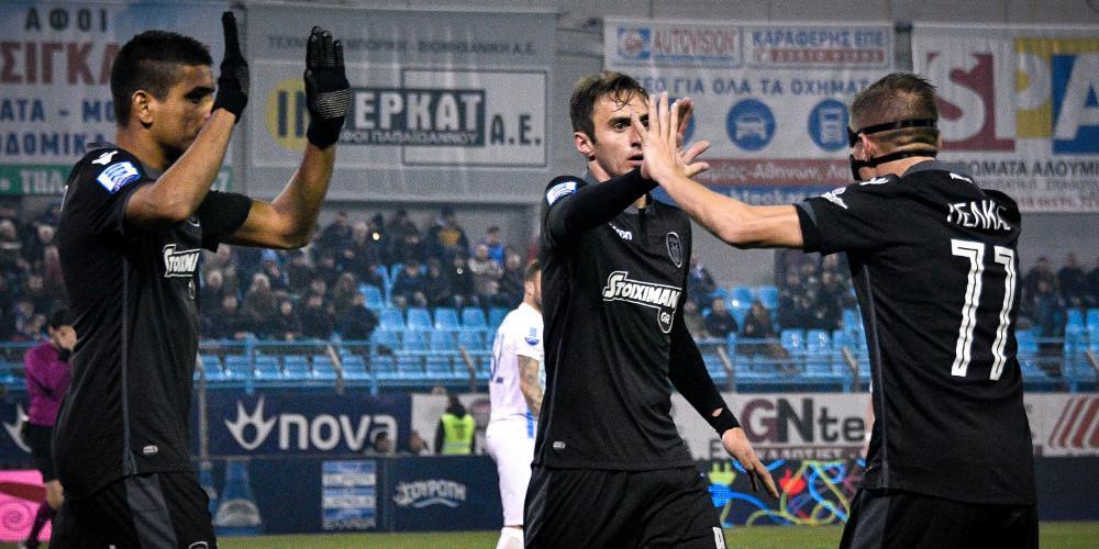 Του... κεφαλιού του ο ΠΑΟΚ 2-0 τη Λαμία για το πρωτάθλημα της Super League