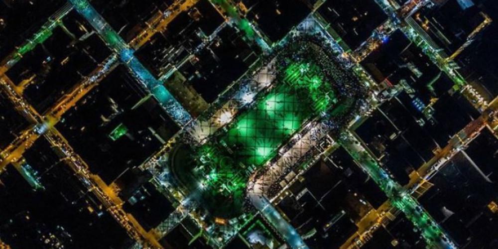 Η απίστευτη αεροφωτογραφία από το καρναβάλι της Πάτρας! [εικόνα]