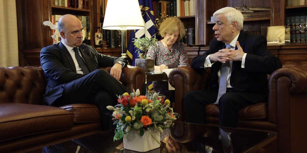 Συνάντηση Παυλόπουλου-Μοσκοβισί: Είμαστε στο τέλος του προγράμματο