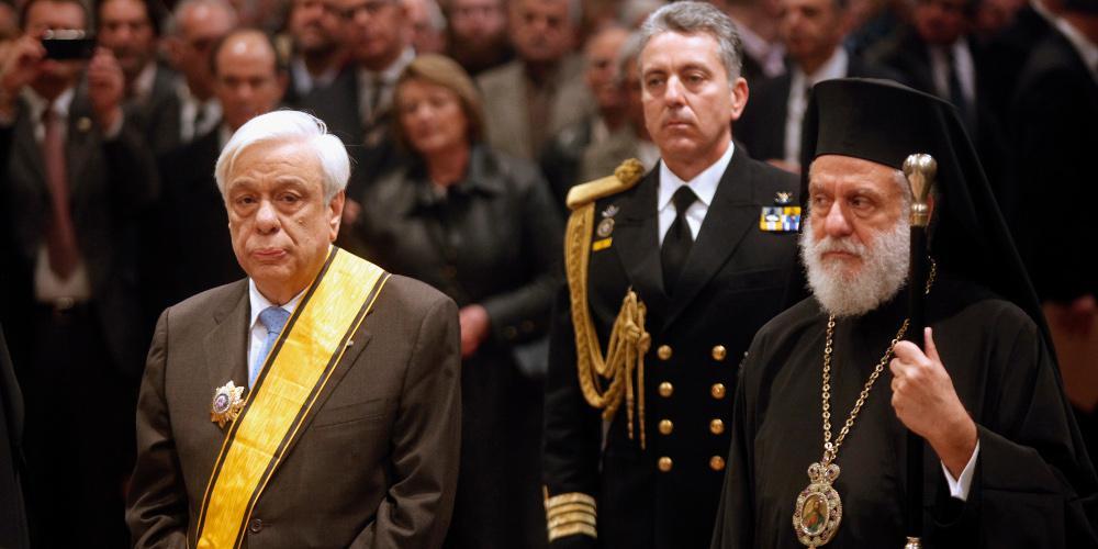 Με τον Μεγαλόσταυρο του Αποστόλου Παύλου τίμησε τον Προκόπη Παυλόπουλο η Εκκλησία