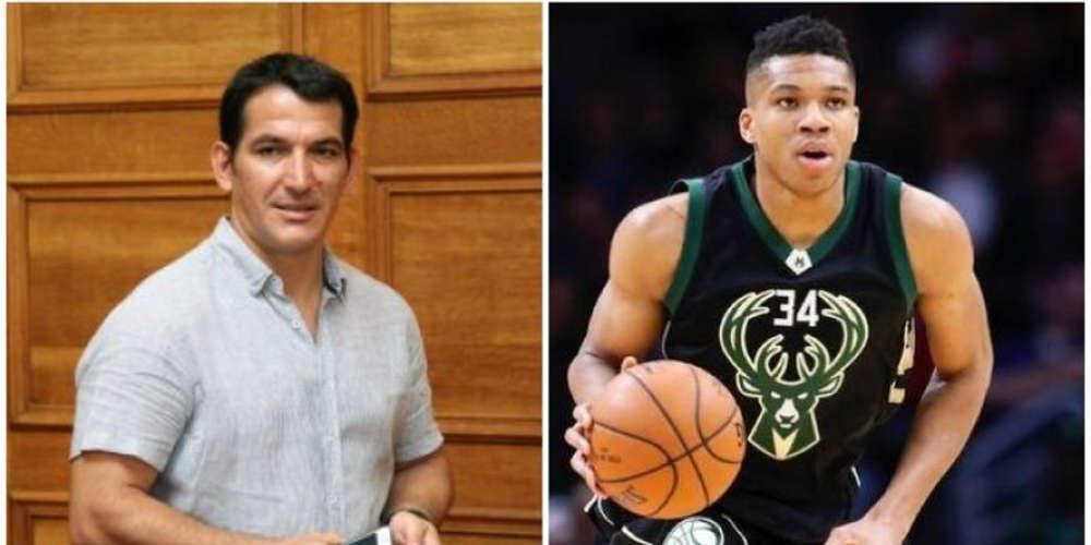 Ο Πύρρος Δήμας έστειλε συγχαρητήρια επιστολή στον Γιάννη Αντετοκούνμπο