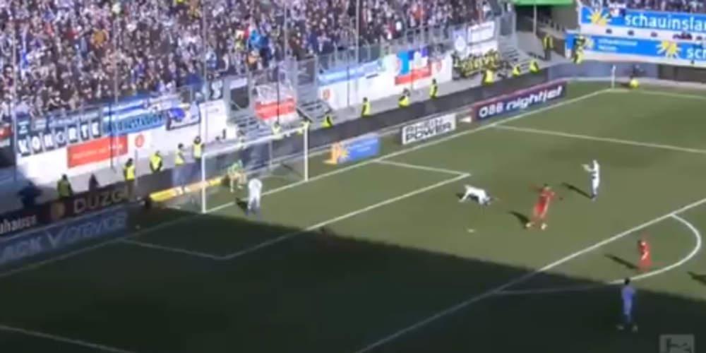 Γκάφα ολκής τερματοφύλακα στη Γερμανία [βίντεο]