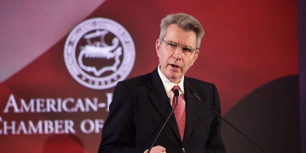 Οργή από τη Ρωσική πρεσβεία για τον Πάιατ: «Ανοησίες» οι δηλώσεις του για τον Πούτιν