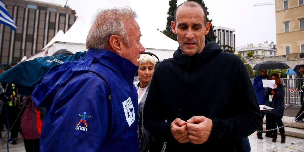 Ο πρόεδρος του Ολυμπιακού Παναγιώτης Αγγελόπουλος έτρεξε στον Ημιμαραθώνιο της Αθήνας