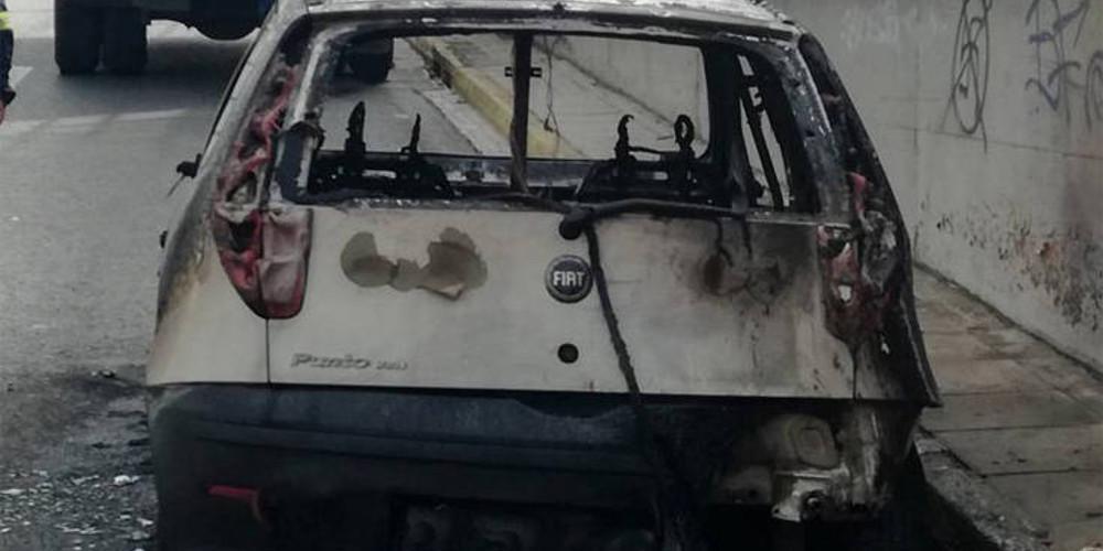 Αυτοκίνητο πήρε φωτιά στη λεωφόρο Κηφισίας