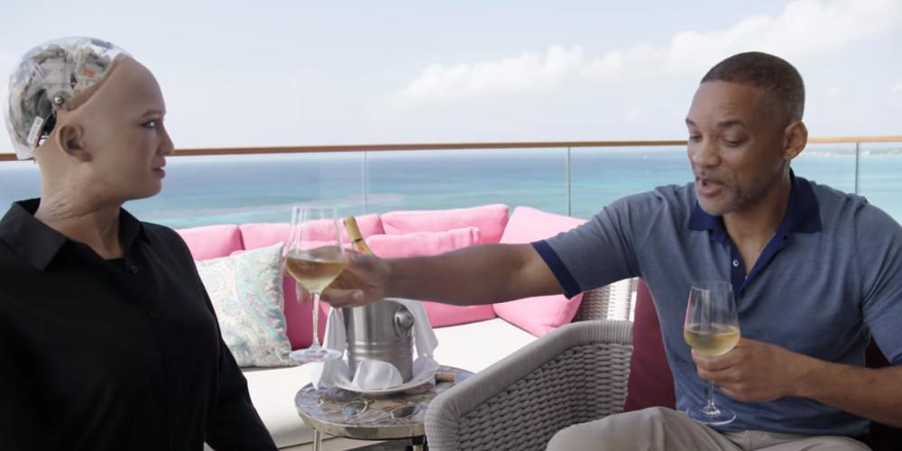 Ο Γουίλ Σμιθ βγήκε ραντεβού με ένα ρομπότ και έφαγε… χυλόπιτα [βίντεο]